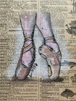 Illustration de chaussons de danse